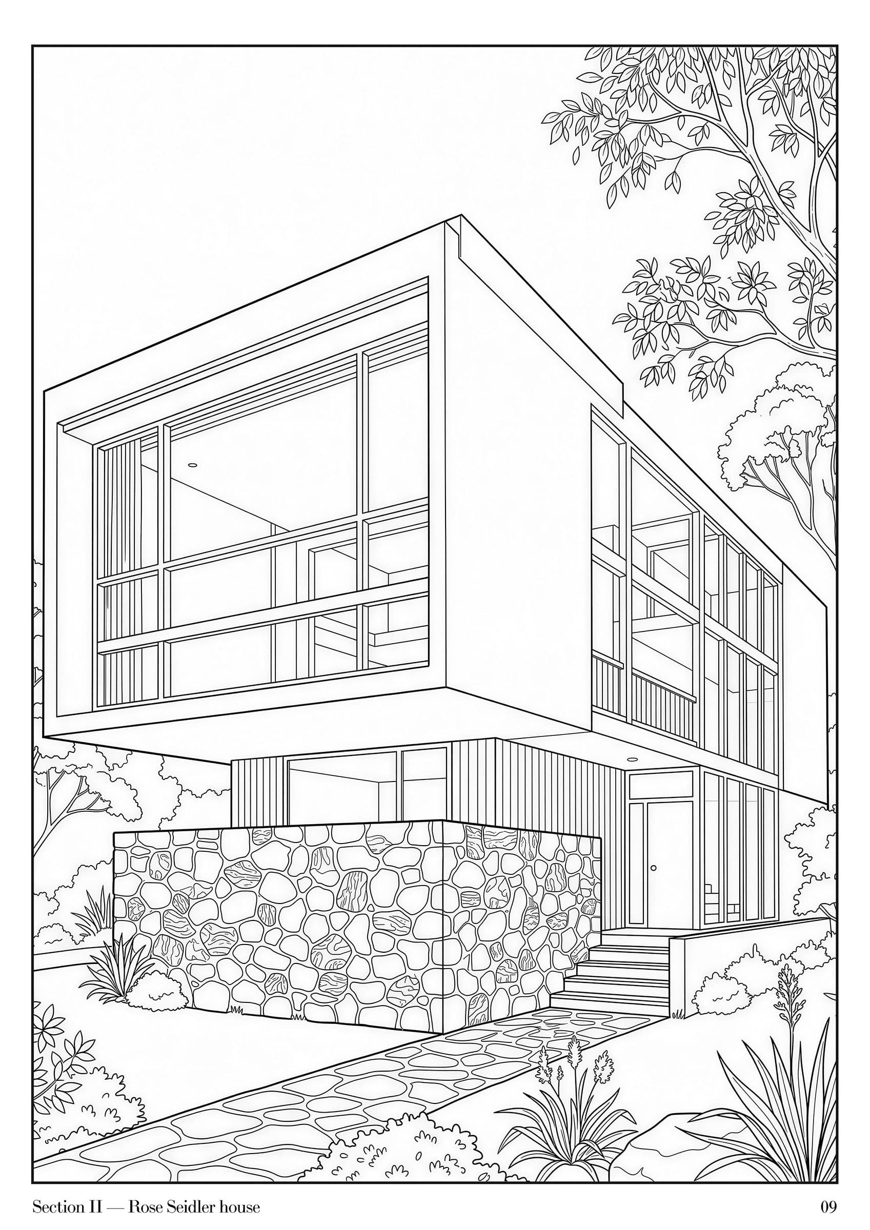 Modernist Folio, plate 9 — Australian modernist architecture study at folio scale